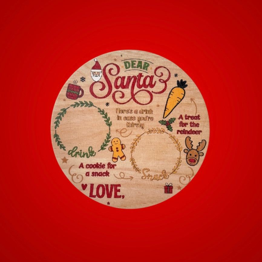 Santa’s Milk & Cookie Tray