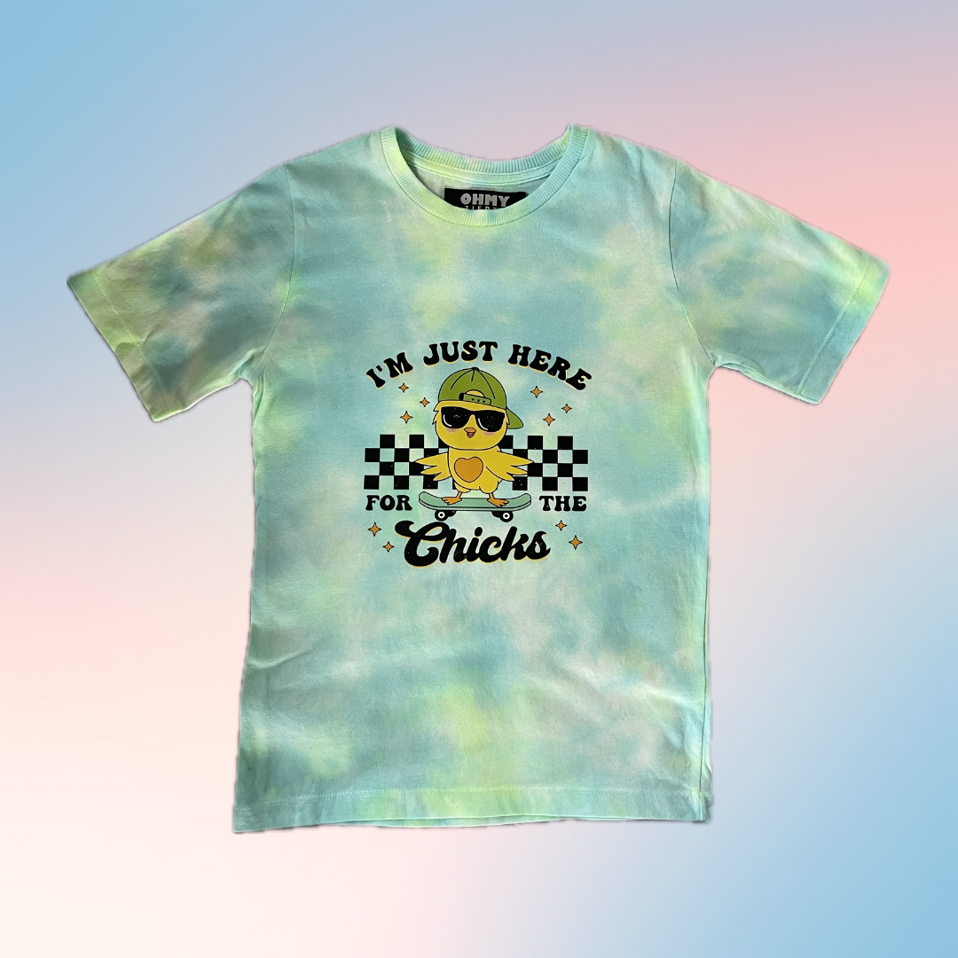 Kid’s Size 6 - Here For The Chicks Tee