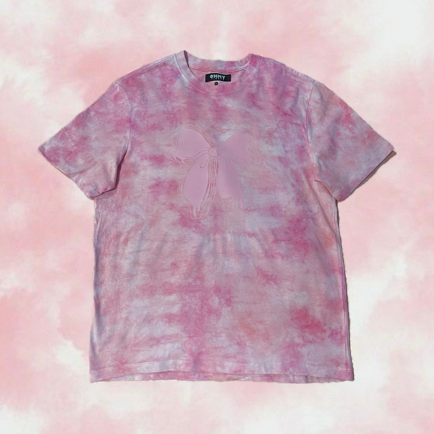 Size M - Pink Bow Tee