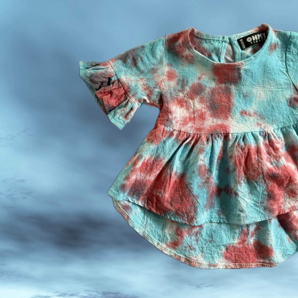 Size 00 - Baby Tiedye Ruffle Dress