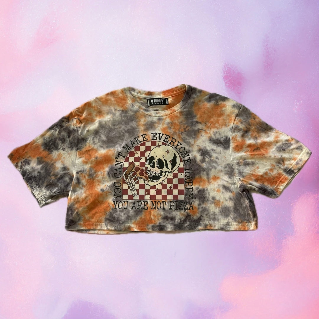 Size L - You Are Not Pizza Crop Top