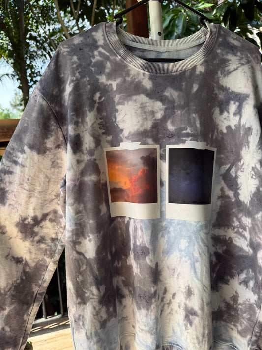 Size XL - Transitions of the Sky  Crewneck