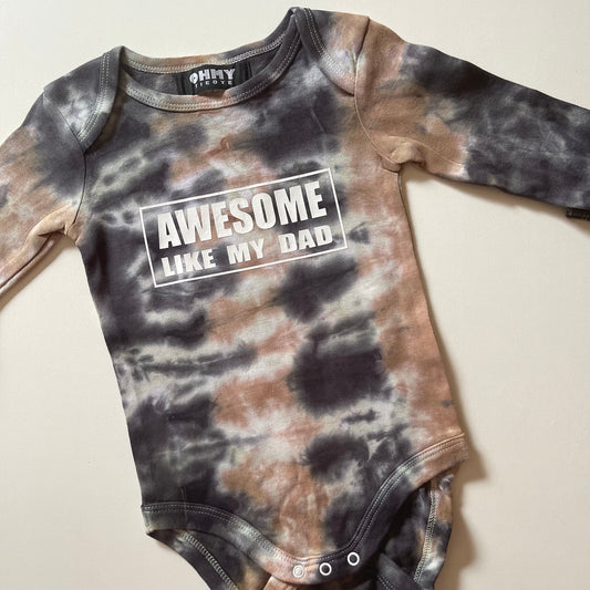 Size 0 - Awesome Like My Dad Baby Bodysuit