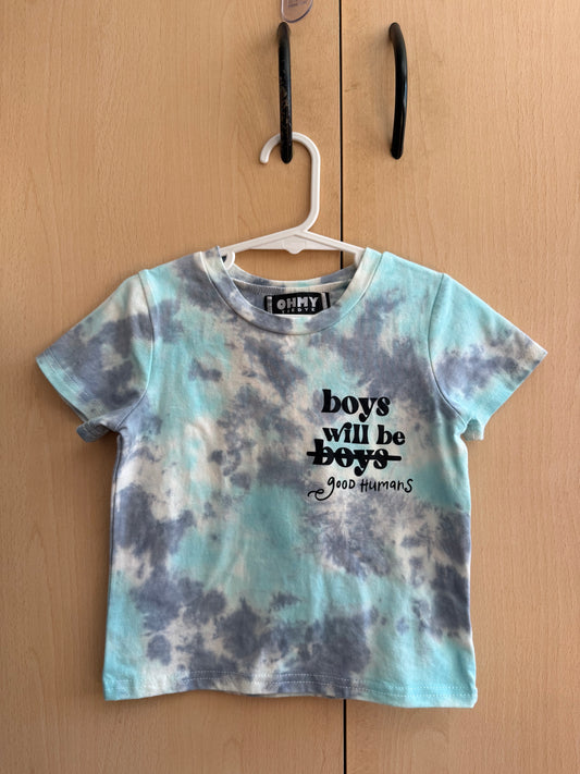 Size 18-24mths - Boys Will Be Good Humans Kid’s Tee