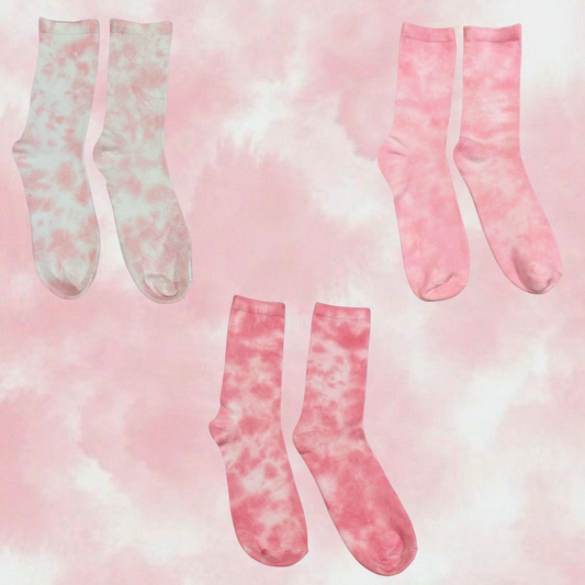 Unisex Pink Socks