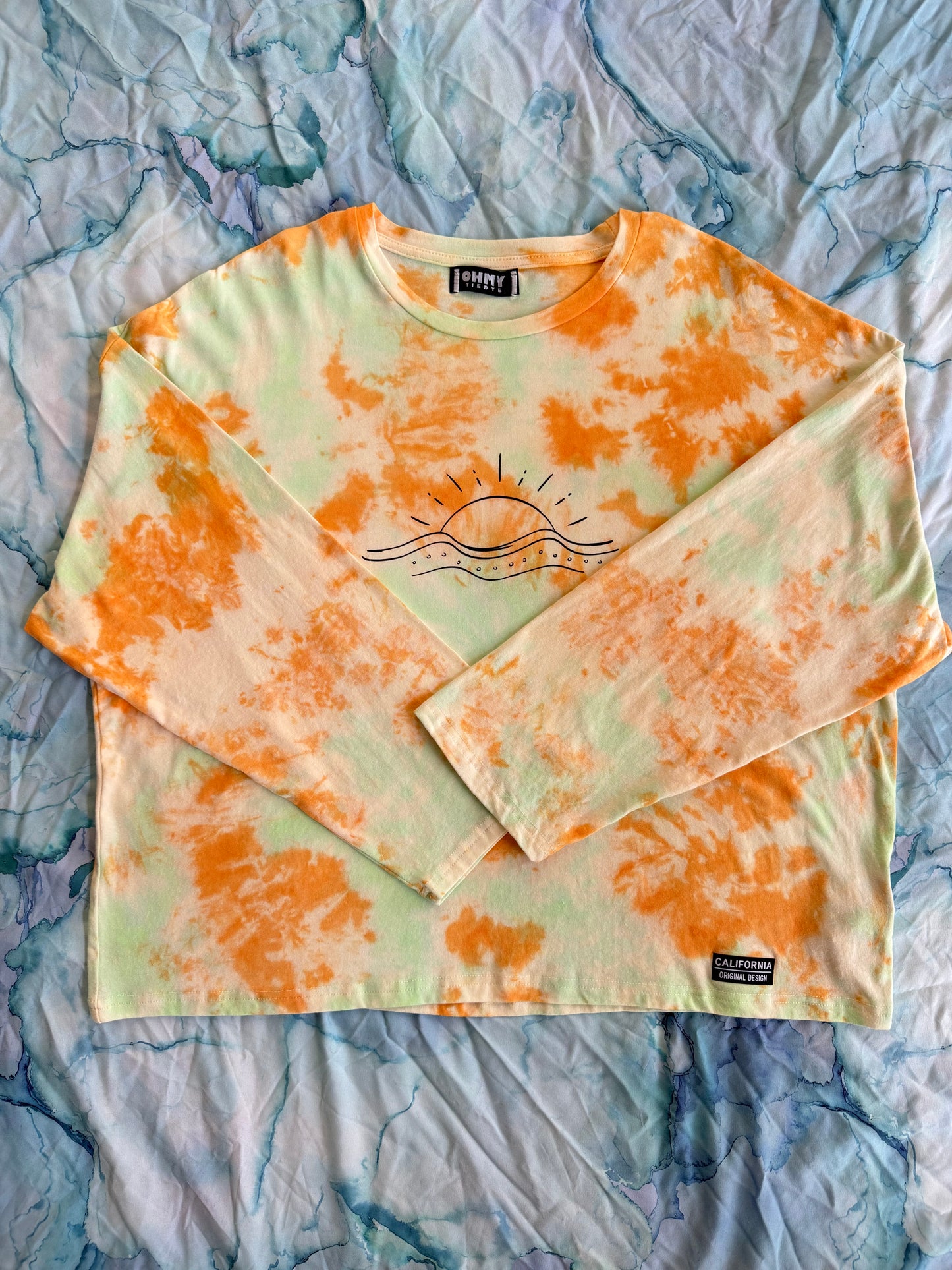 Where The Sun Meets The Sea Long Sleeve Top