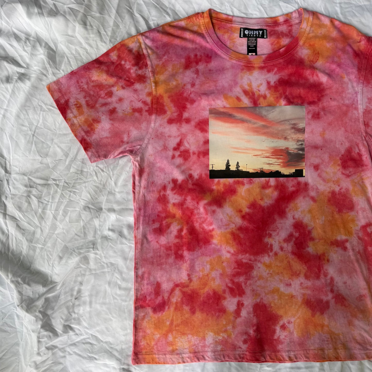 Size M - Crimson Sky Tee