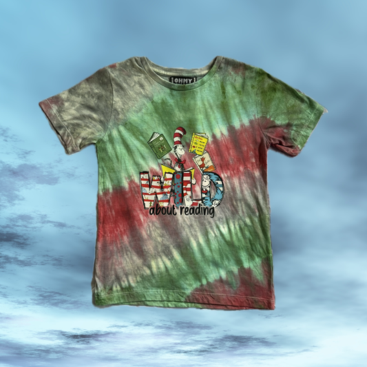 Size 7 - Wild About Reading Tee