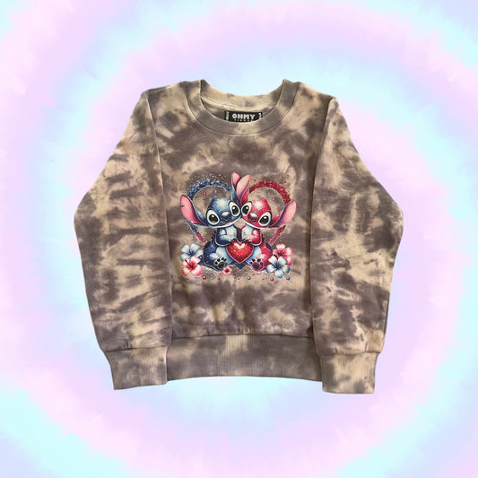 Size 7 - Stitch + Angel Kid’s Crewneck