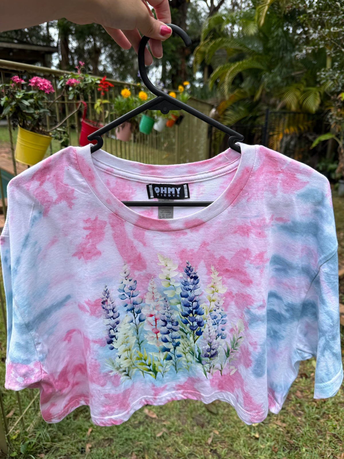 Size XL - Spring Florals Crop Top