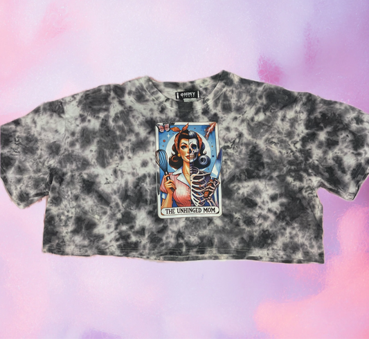 Size 2XL - Unhinged Mom Crop Top