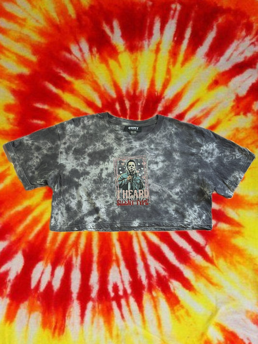 Size 3XL - I Heard You Like The Silent Type Crop Top
