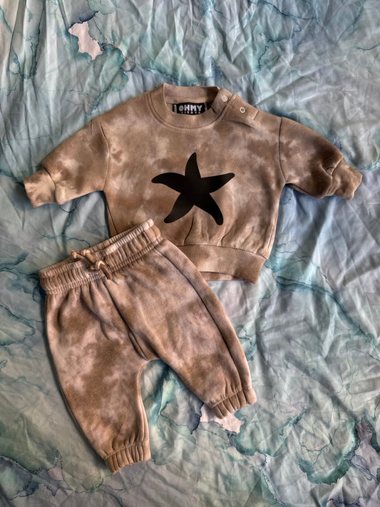 Size 000 - Starfish Baby Crewneck
