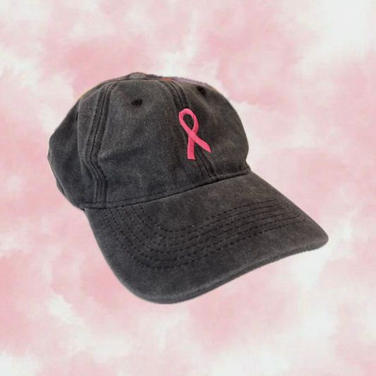 Pink Ribbon Cap