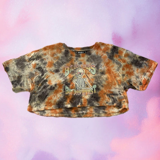 Size 3XL - Bit Of A Mess Crop Top